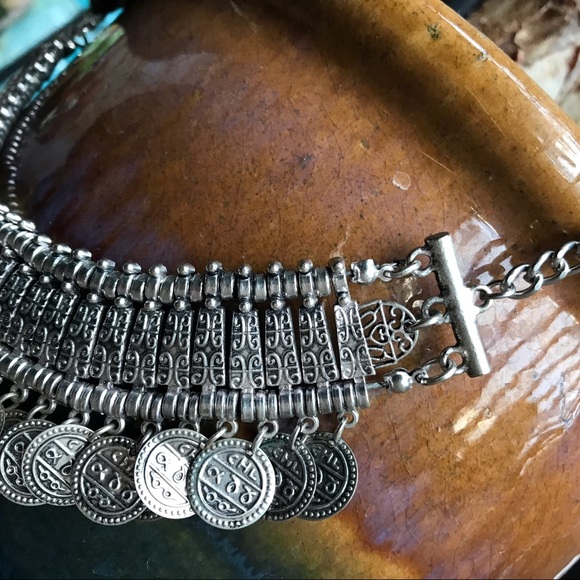 boho silver necklace - Picture 2 of 3